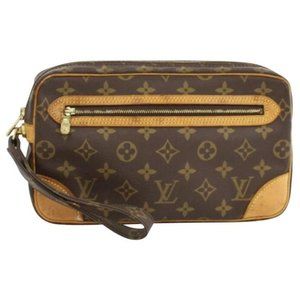 Louis Vuitton Crossbody Marly Dragonne GM Cute!  Louis vuitton crossbody,  Louis vuitton clutch monogram, Louis vuitton clutch